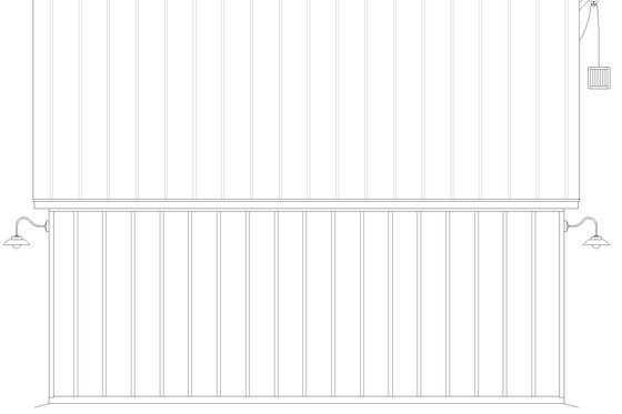 Exterior - Rear Elevation for Country House Plan #932-837, 0 bath