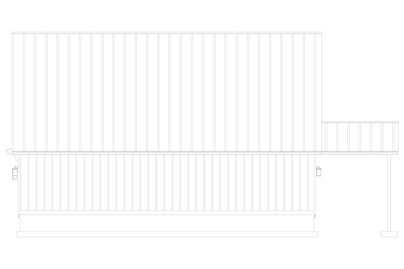 House Blueprint - Exterior - Other Elevation 1 for Barndominium House Plan #1060-473 - 2 bed, 2 bath