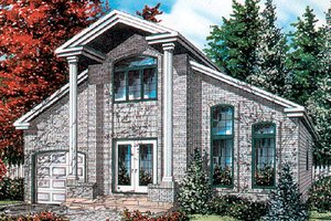 Exterior - Front Elevation Plan #138-203