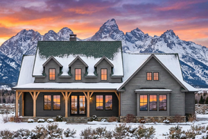 Exterior - Front Elevation 3 for Farmhouse House Plan #1096-66 - 4 bed, 3 bath