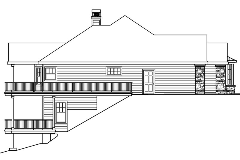 Home Plan - Exterior - Other Elevation 1 for Traditional House Plan #124-671 - 3 bed, 2.5 bath