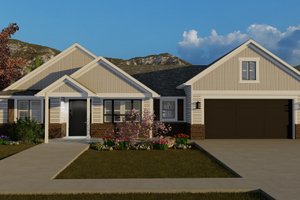 Traditional Exterior - Front Elevation Plan #1060-59
