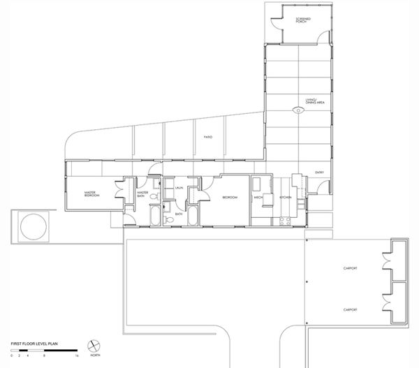Modern Floor Plan - Main Floor Plan #488-1