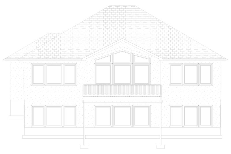 Home Plan - Exterior - Rear Elevation 3 for Craftsman House Plan #1060-503 - 2 bed, 2 bath