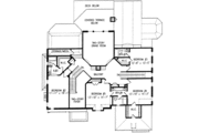 European Style House Plan - 5 Beds 4.5 Baths 4462 Sq/Ft Plan #54-157 