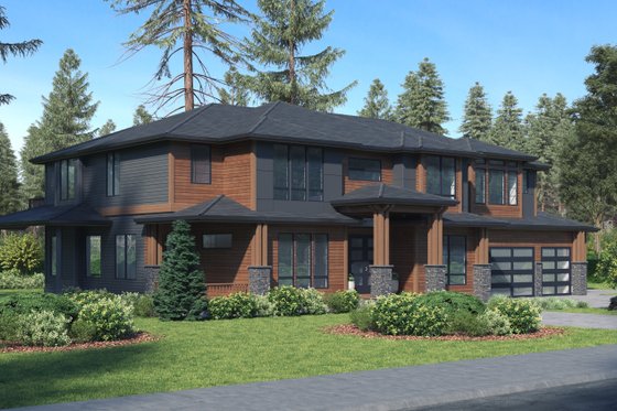 Exterior - Other Elevation for Traditional House Plan #1066-78 - 6 bed, 5.5 bath