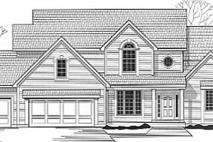 Traditional Exterior - Front Elevation Plan #67-422