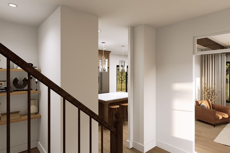 Home Plan - Interior - Family Room 2 for Farmhouse House Plan #23-2392 - 4 bed, 2.5 bath