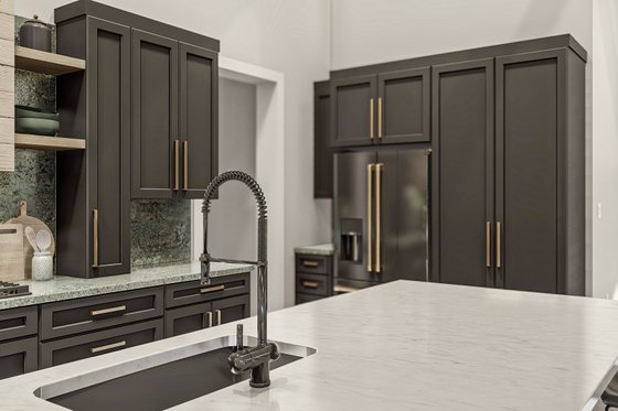 Interior - Kitchen 1 for Barndominium House Plan #455-622 - 3 bed, 2.5 bath