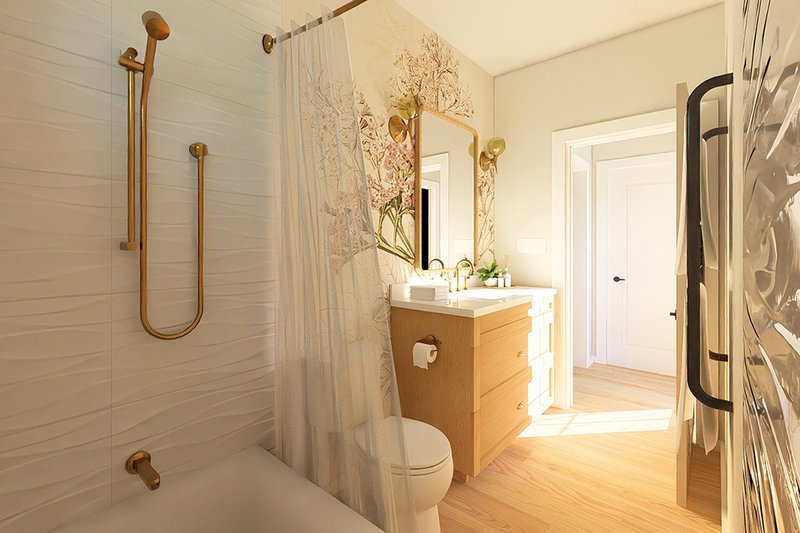 Home Plan - Interior - Bathroom 1 for Farmhouse House Plan #126-304, 1 bath
