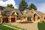 Craftsman Style House Plan - 4 Beds 4.5 Baths 4065 Sq/Ft Plan #54-412 