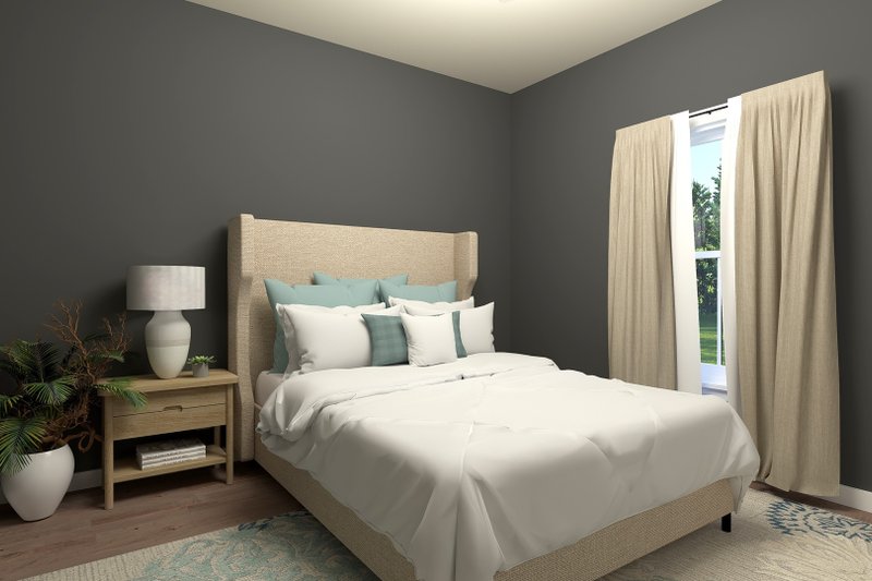 House Plan Design - Interior - Bedroom 1 for Farmhouse House Plan #44-275 - 3 bed, 2 bath