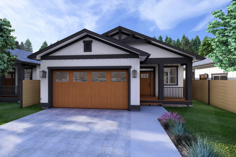 House Design - Exterior - Other Elevation 1 for Craftsman House Plan #126-282 - 3 bed, 2.5 bath
