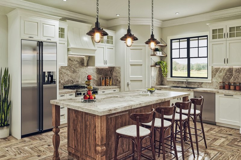 Home Plan - Interior - Kitchen for Ranch House Plan #54-498 - 3 bed, 2.5 bath