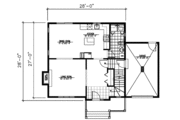 Country Style House Plan - 3 Beds 1.5 Baths 1530 Sq/Ft Plan #138-254 