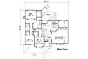 Traditional Style House Plan - 4 Beds 3.5 Baths 2994 Sq/Ft Plan #312-568 