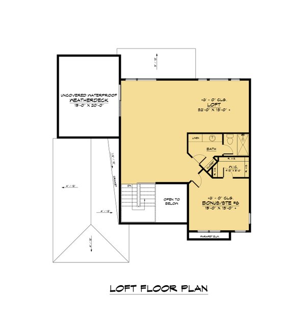 Dream House Plan - Contemporary Floor Plan - Other Floor Plan #1066-169