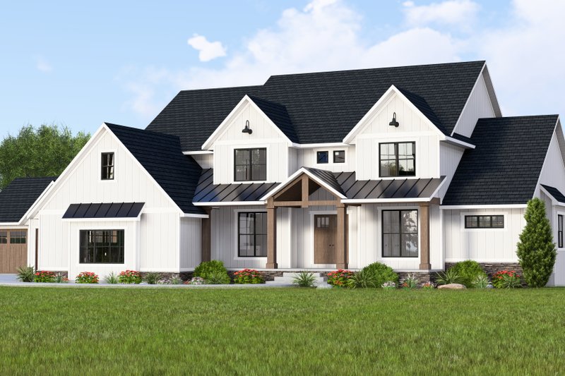 House Design - Exterior - Other Elevation 3 for Craftsman House Plan #1064-273 - 5 bed, 5 bath
