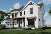 Farmhouse Style House Plan - 4 Beds 3.5 Baths 2317 Sq/Ft Plan #51-1197 Exterior 