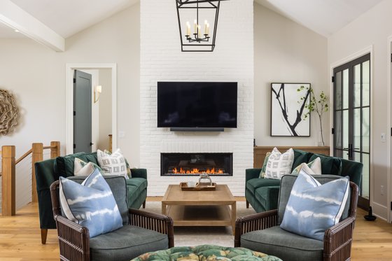 Interior - Family Room 1 for Farmhouse House Plan #928-369 - 5 bed, 3.5 bath