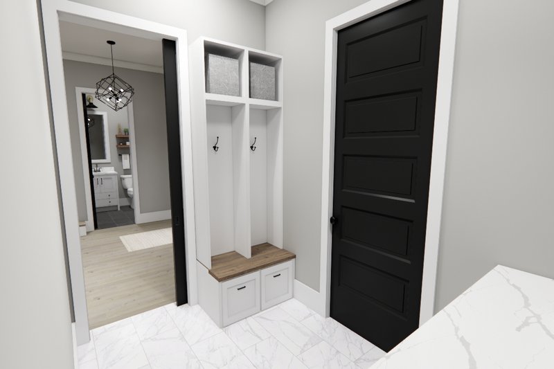 Architectural House Design - Interior - Entry 1 for Farmhouse House Plan #51-1263 - 3 bed, 3.5 bath