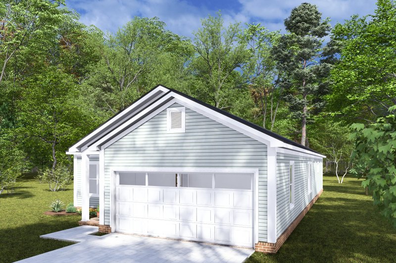 Home Plan - Exterior - Other Elevation 1 for Contemporary House Plan #513-2286 - 3 bed, 2 bath