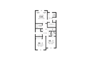 Farmhouse Style House Plan - 3 Beds 2.5 Baths 1677 Sq/Ft Plan #48-1189 