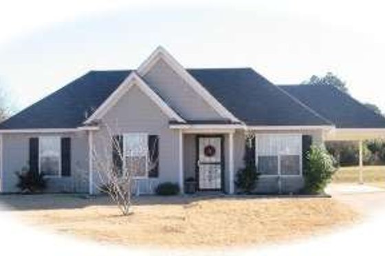 Exterior - Front Elevation for Traditional House Plan #81-1374 - 3 bed, 2 bath