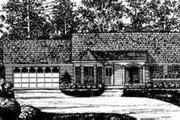 Traditional Style House Plan - 3 Beds 2 Baths 1083 Sq/Ft Plan #40-280 