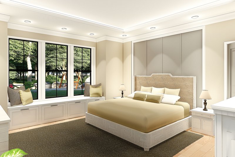 Dream House Plan - Interior - Master Bedroom for Farmhouse House Plan #406-9653 - 3 bed, 2 bath