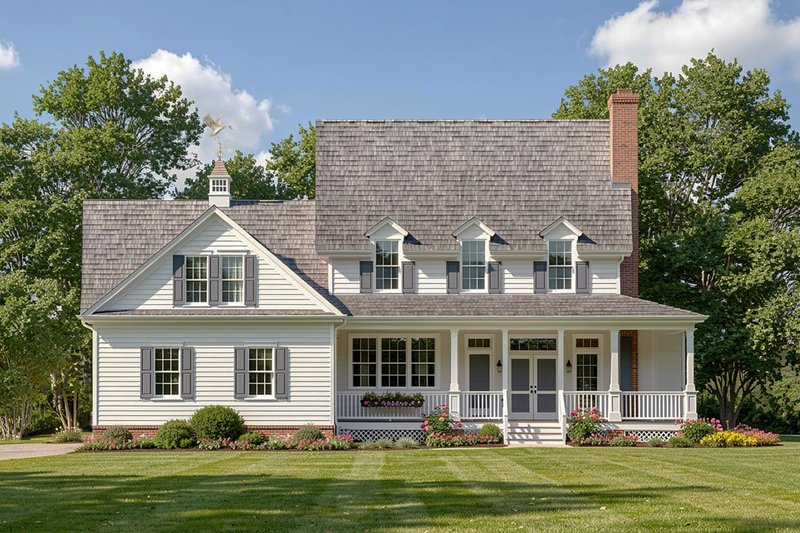 Dream House Plan - Photo 3 for Country House Plan #137-199 - 4 bed, 3.5 bath