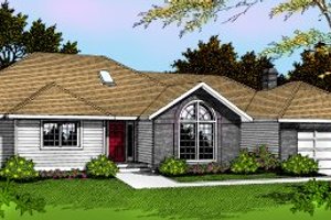Traditional Exterior - Front Elevation Plan #91-101