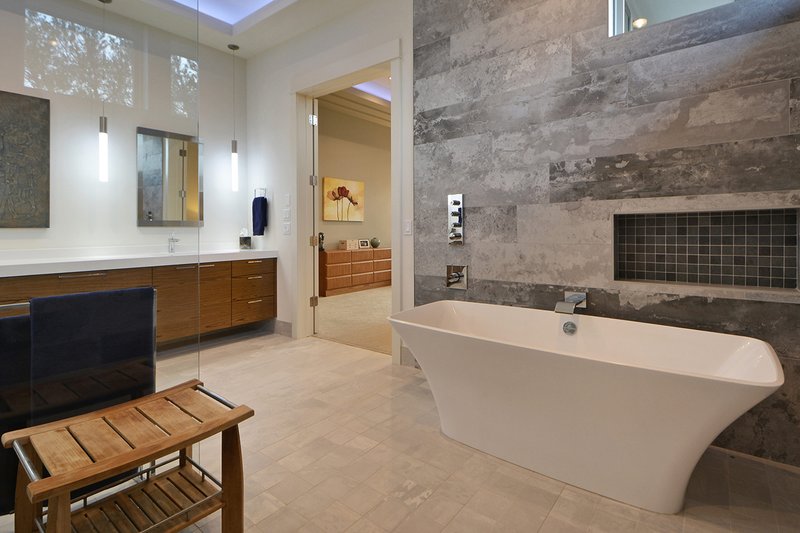 Architectural House Design - Interior - Master Bathroom 2 for Contemporary House Plan #935-18 - 4 bed, 4 bath