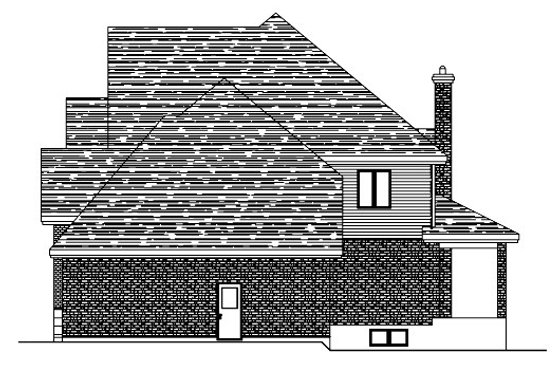 Exterior - Other Elevation for European House Plan #138-331 - 4 bed, 2.5 bath