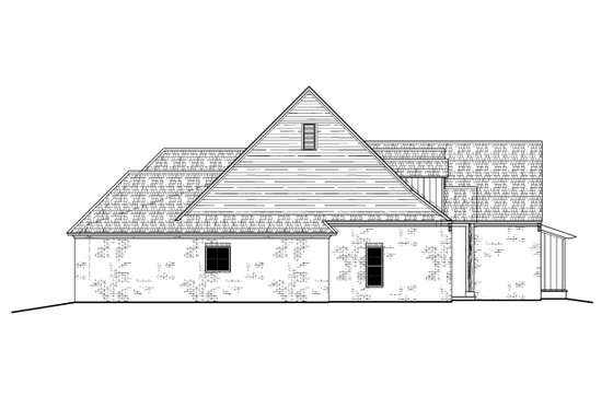 Exterior - Other Elevation for Farmhouse House Plan #1081-9 - 4 bed, 4.5 bath