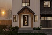 Modern Style House Plan - 3 Beds 1.5 Baths 1277 Sq/Ft Plan #455-571 Exterior 