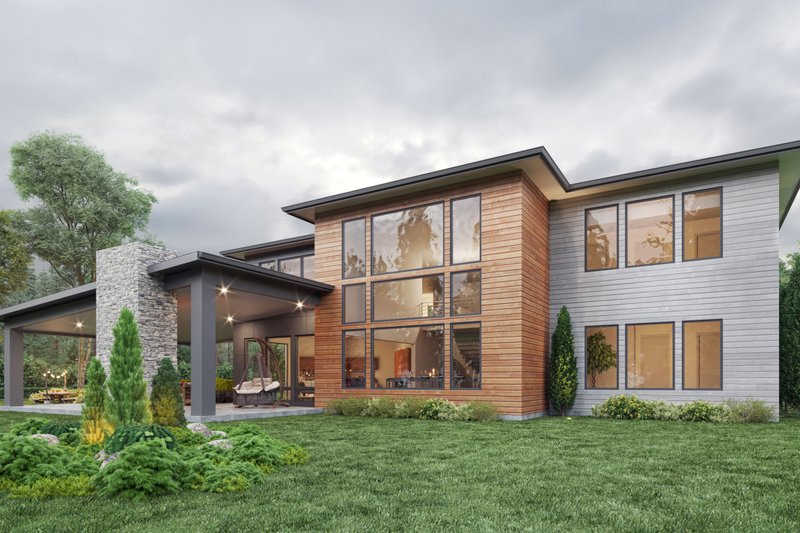 House Plan 55905 - Mediterranean Style with 5811 Sq Ft, 5 Bed, 5