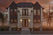 European Style House Plan - 3 Beds 2.5 Baths 1754 Sq/Ft Plan #455-711 Exterior 
