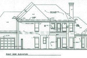 Exterior - Other Elevation 1 for European House Plan #141-104 - 3 bed, 3.5 bath