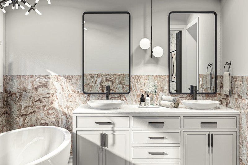 Architectural House Design - Interior - Bathroom for Craftsman House Plan #455-627 - 4 bed, 4.5 bath