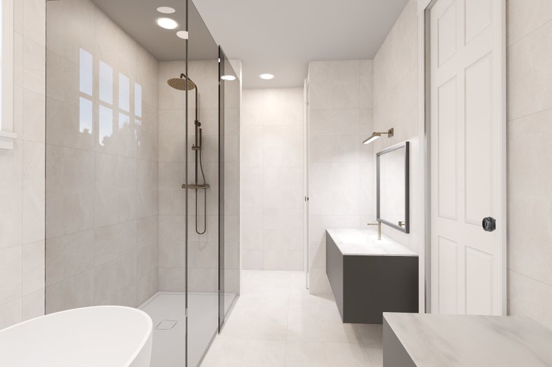 House Design - Interior - Master Bathroom for Farmhouse House Plan #932-1195 - 3 bed, 3.5 bath