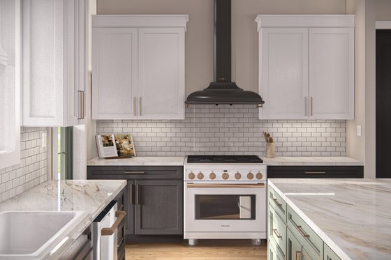 Interior - Kitchen 1 for Barndominium House Plan #455-512 - 3 bed, 2.5 bath