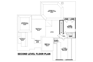 Floor Plan - Other Floor for European House Plan #81-1088 - 3 bed, 2 bath