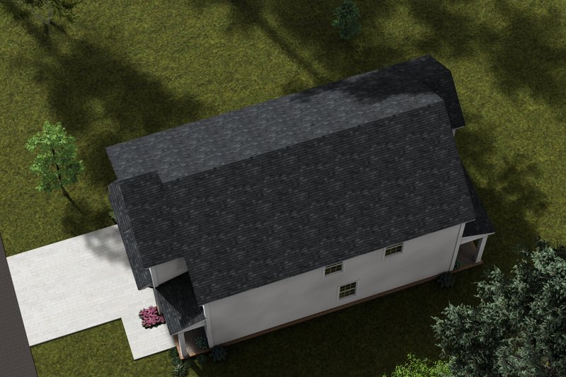 House Design - Exterior - Other Elevation 3 for Cottage House Plan #513-2320 - 4 bed, 3.5 bath