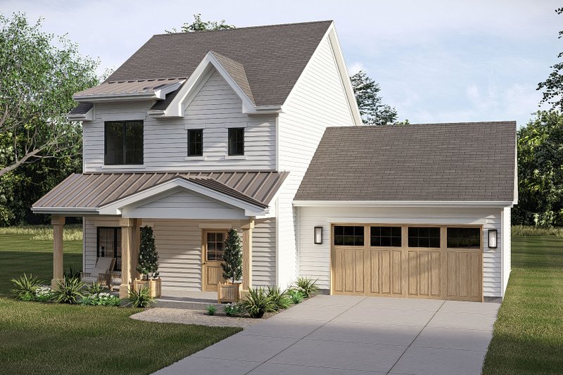 House Blueprint - Exterior - Other Elevation for Traditional House Plan #455-786 - 3 bed, 2.5 bath
