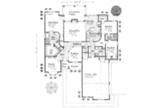 European Style House Plan - 3 Beds 2.5 Baths 2387 Sq/Ft Plan #310-366 