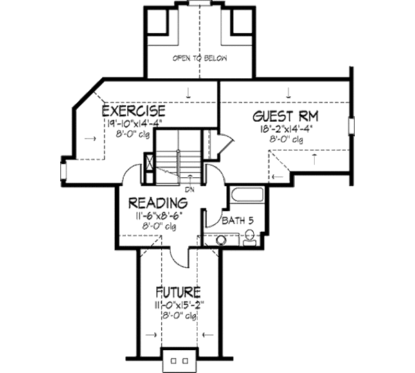 Architectural House Design - Victorian Floor Plan - Other Floor Plan #320-414
