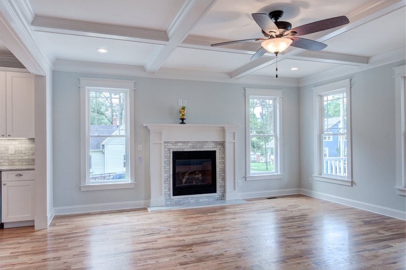 Dream House Plan - Interior - Family Room 1 for Craftsman House Plan #44-232 - 3 bed, 2 bath