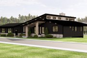 Contemporary Style House Plan - 3 Beds 2 Baths 3336 Sq/Ft Plan #1064-387 Exterior 