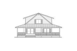 Exterior - Front Elevation for Craftsman House Plan #124-1242 - 4 bed, 3 bath